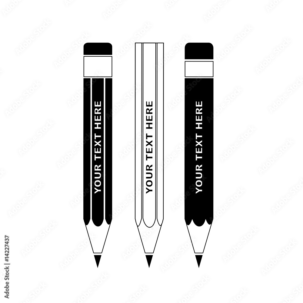 Vector pencils icon Vector pencils icon