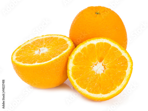 Oranges isolated