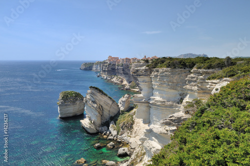 falaise de bonifacio corse du sud photo