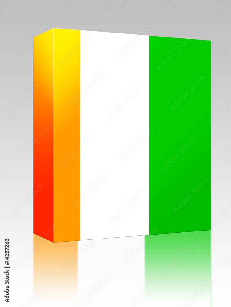 Flag of Ivory Coast box package