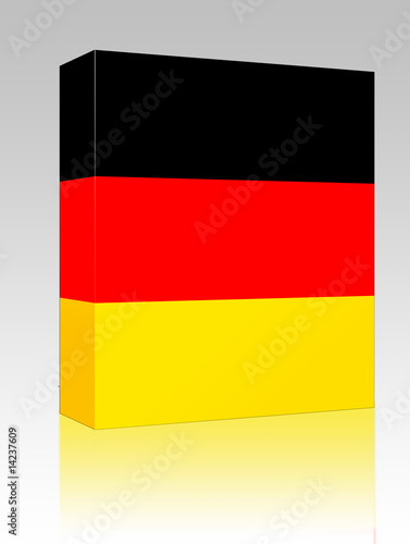 Flag of Germany box package