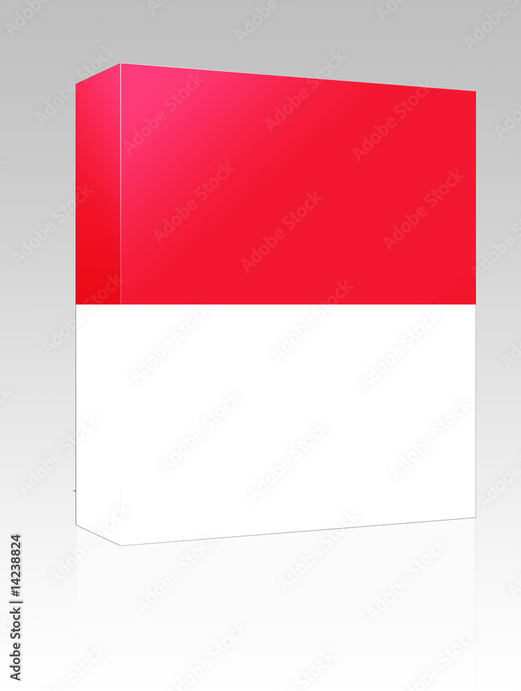 Flag of Monaco box package