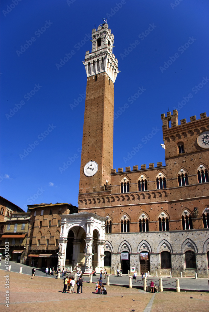 Siena, Piazza del Campo e Torre del Mangia
