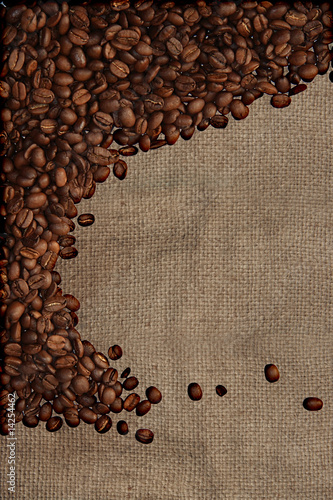 Coffee beans background