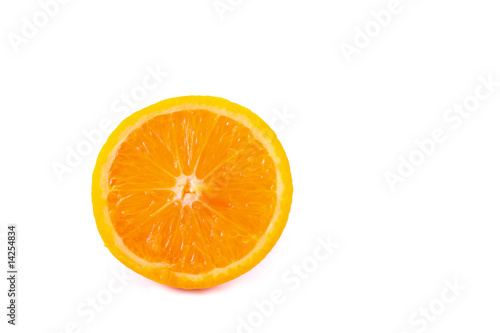 Orange isolated on white