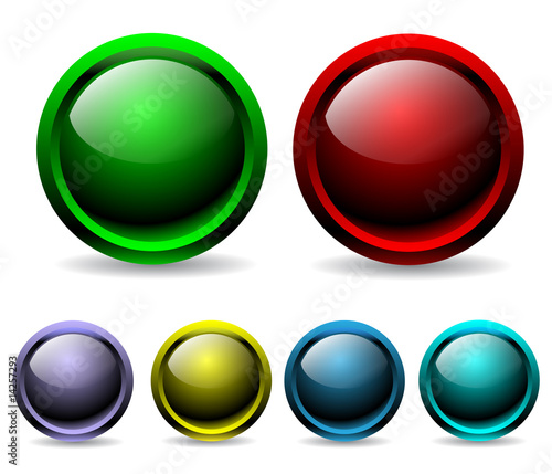 Colorful buttons