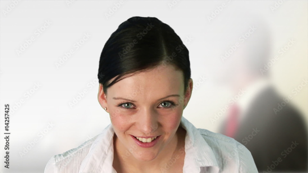 Portrait of a businesswoman looking at the camera Portrait of a businesswoman looking at the camera
