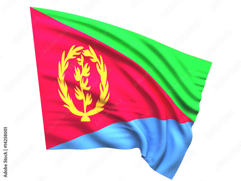 Fototapeta premium flag of eritria