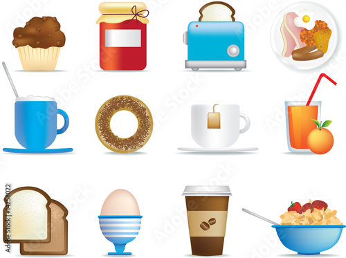 breakfast icons