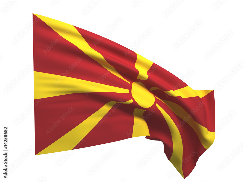 flag of macedonia