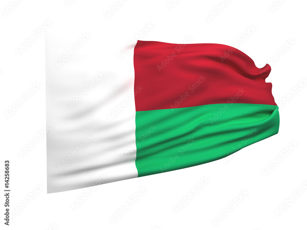 flag of madagascar flag of madagascar