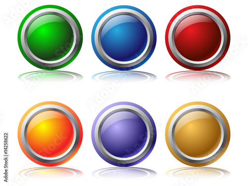 Glossy web buttons