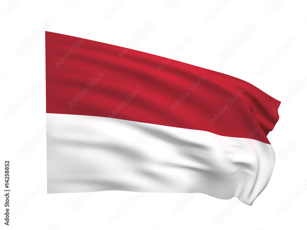 Fototapeta premium flag of monaco