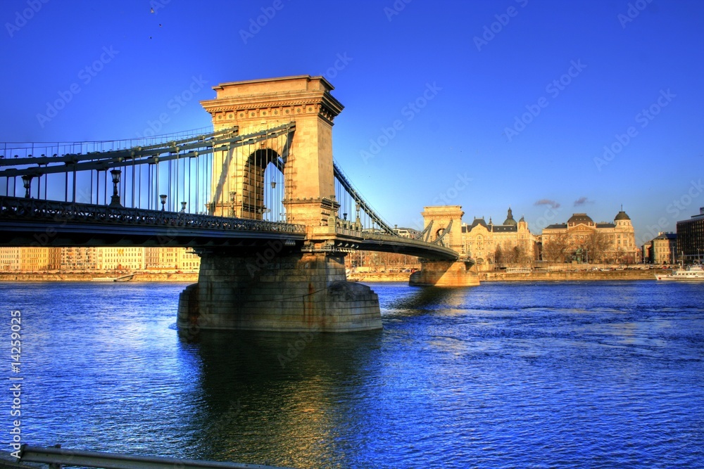 Obraz premium Budapest - Marienbrücke - Ungarn / Hungary