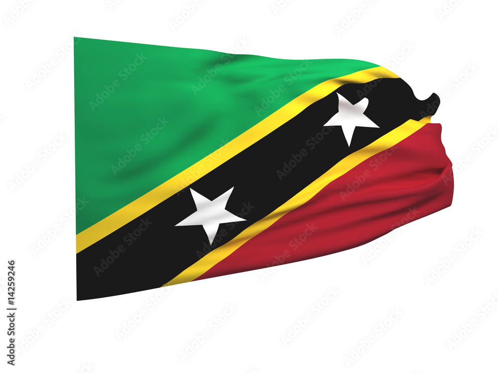 flag of saint kitts and nevis flag of saint kitts and nevis