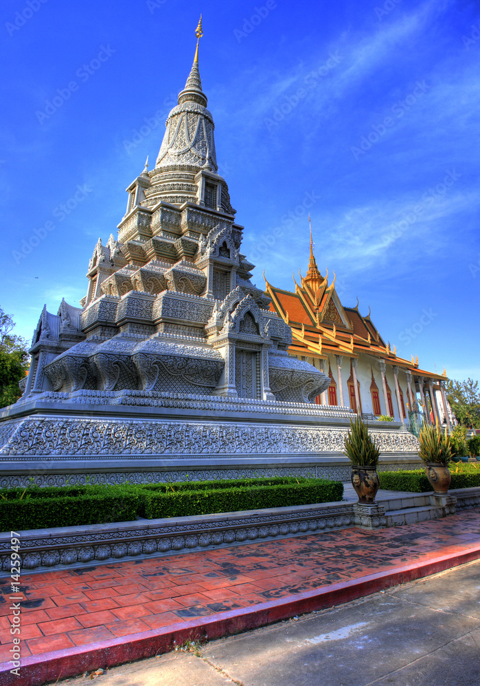 Fototapeta premium Silver Pagoda - Phnom Penh - Cambodia