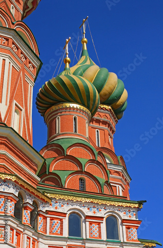 Vasiliy Blazhenniy church on red square in Moscow photo