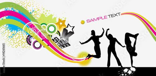 Abstract brochure - white background