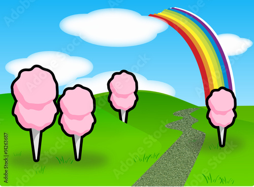 landscape with icecreams