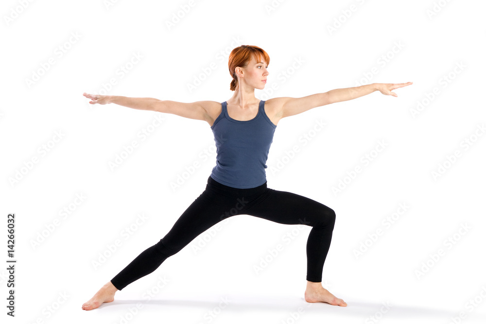 Woman doing Yoga Exercise