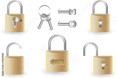 set of locks