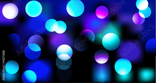Vector illustration of disco lights dots pattern