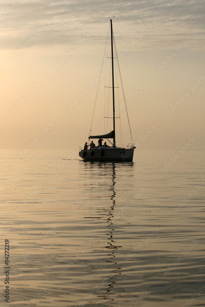 sunset on the boat sunset on the boat