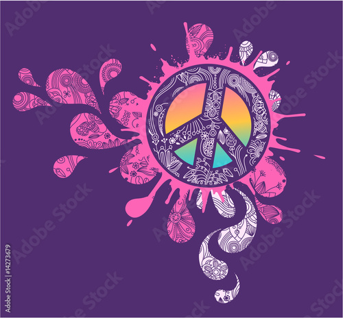 Peace Splatter graphic