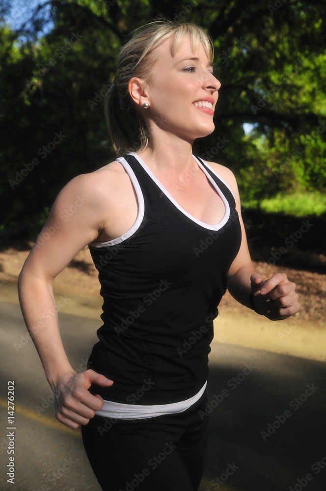 Fototapeta premium woman at park