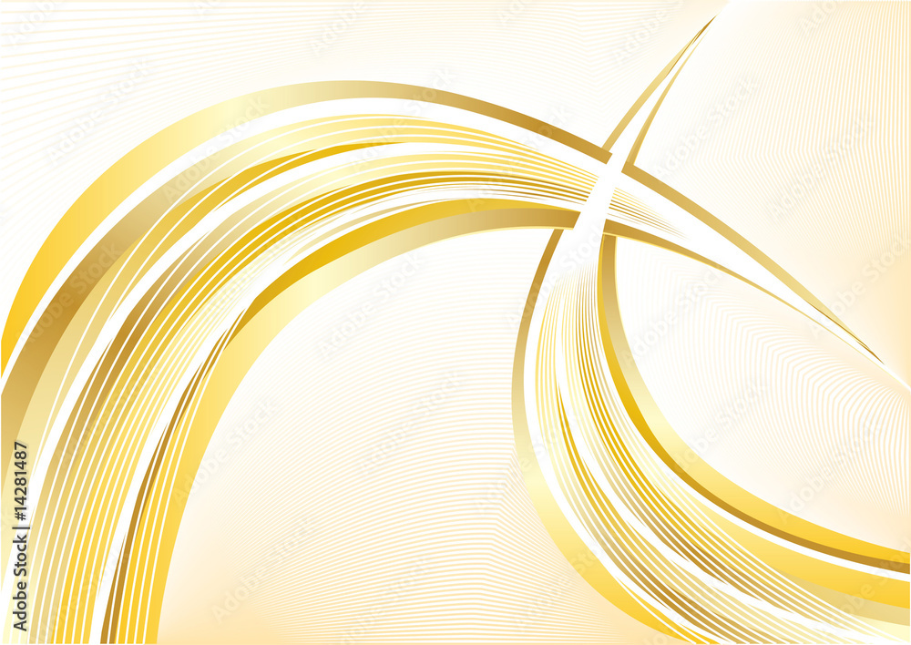 Vector gold abstract background Stock Vector | Adobe Stock
