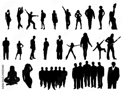 nice people silhouettes