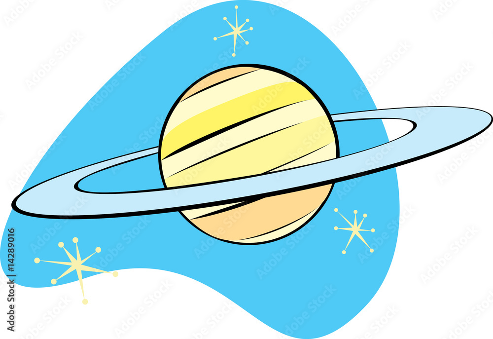 Retro Planet Saturn Retro Planet Saturn