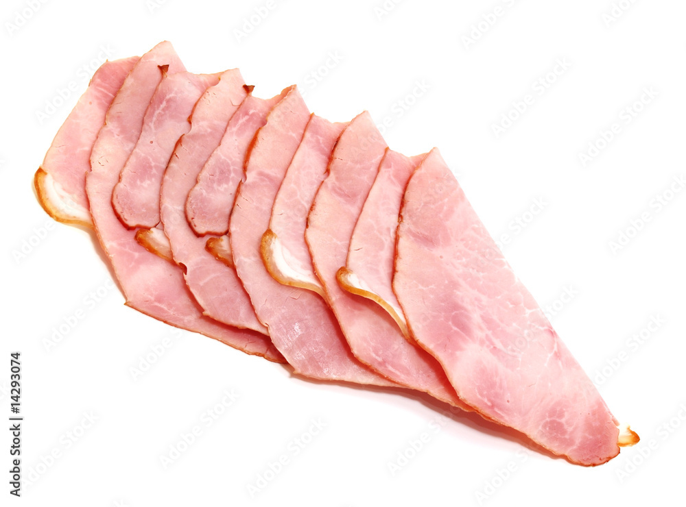 slices of delicious ham