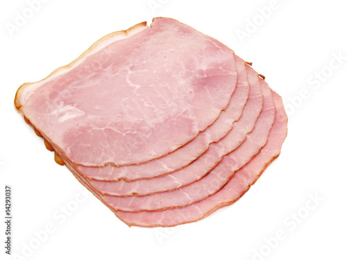 slices of delicious ham