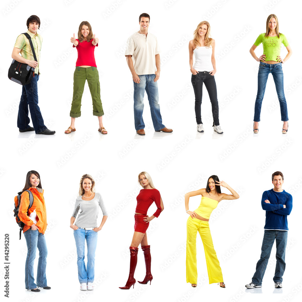 Fototapeta premium young people