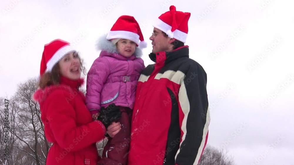family with little girl, faces family with little girl, faces