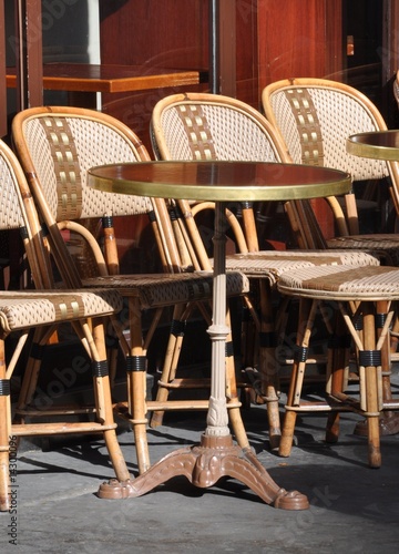Obraz na plátně Terrasse de brasserie parisienne #2