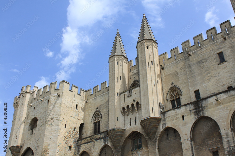 Palais des Papes à Avignon (France)