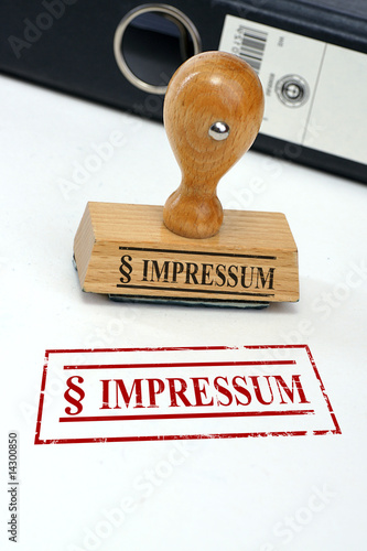 impressum Stempel