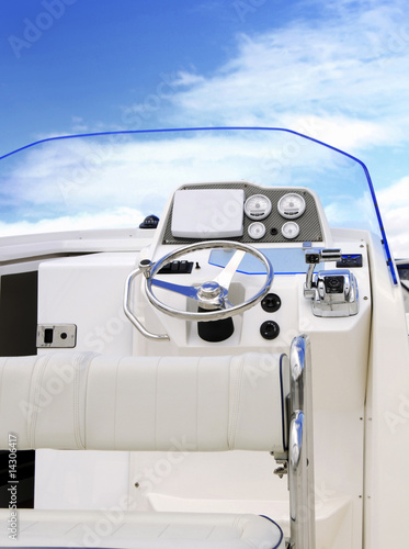 view of luxury cabin boat equipment © Francesco Carta