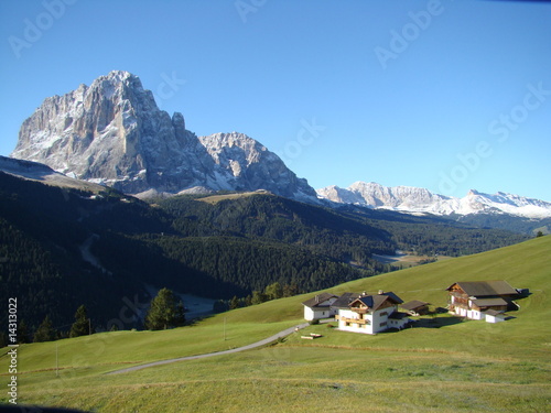 farm in Alps