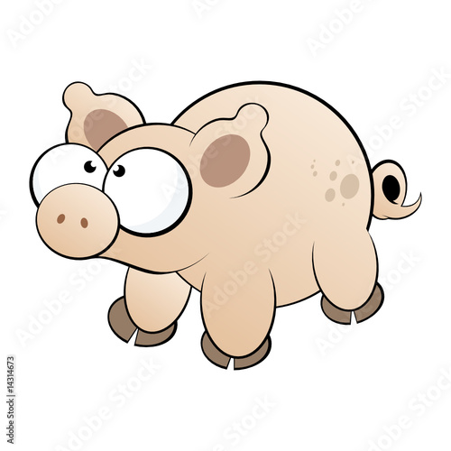 schwein maskottchen tier sau