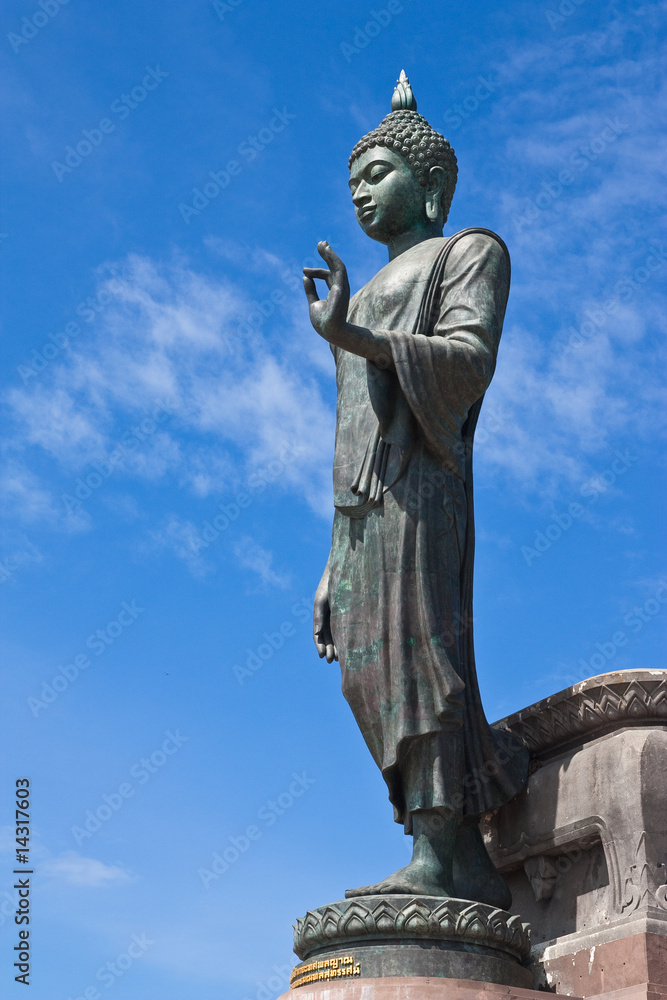 Fototapeta premium Walking buddha image