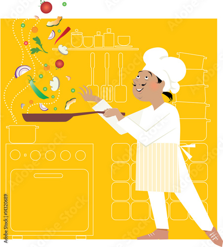 Chef in the kitchen