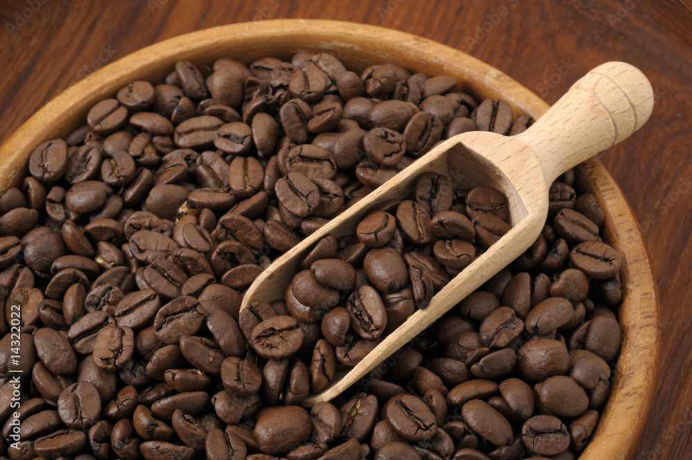 Obraz premium Kaffee Kaffeebohnen