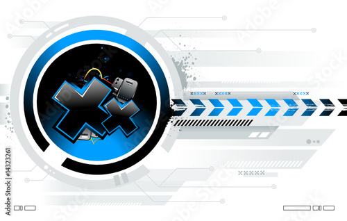 Cool futuristic background