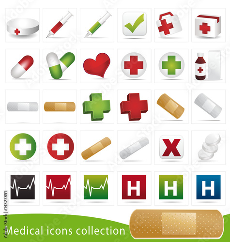 Medical icons collection