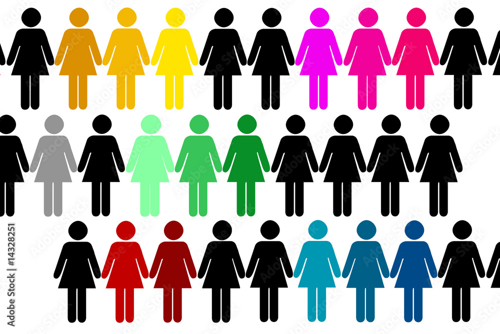 femme de couleurs femme de couleurs