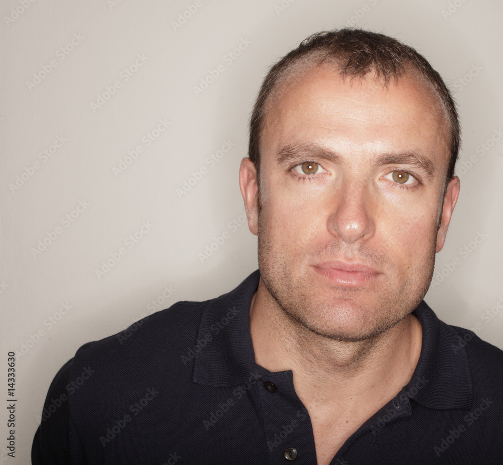 Obraz premium Headshot of a handsoem young male