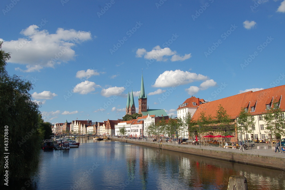 Naklejka premium Lübeck - Obertrave